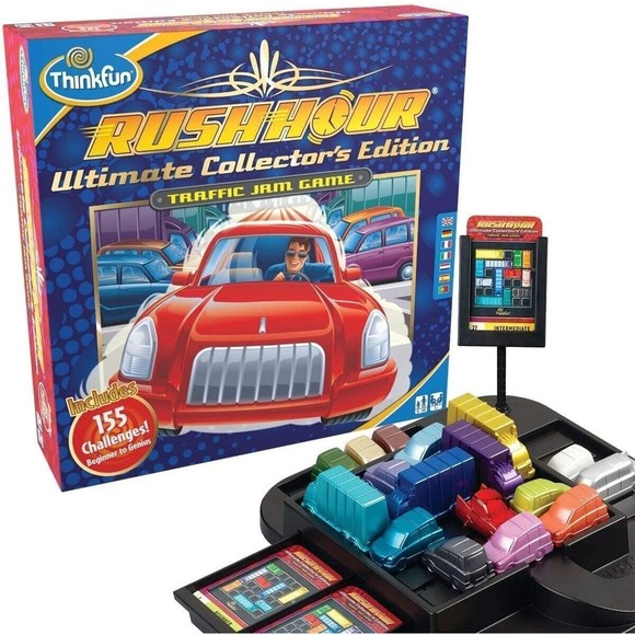 Thinkfun Rush Hour Ultimate Collector's Edition Traffic Jam Logic Game Sealed - Picture 1 of 9